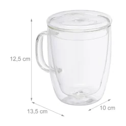 Relaxdays Doppelwandige Kaffeegläser 2er Set -Qualitätsladen Für Geschirr 8d0249d3a7bde853b720e10d61a5afb5