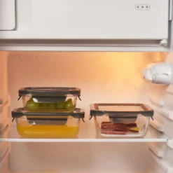 PIE LOCK Vorratsdosen 6 Teilig Eckig - Vorratsdosen Set Mikrowellengeeignete Essensbox Vorratsbehälter - Grau Glasdose Lunchbox Vorratsgläser Set 18 PIE LOCK Vorratsdosen 6 Teilig Eckig - Vorratsdosen Set Mikrowellengeeignete Essensbox Vorratsbehälter - Grau Glasdose Lunchbox Vorratsgläser Set -Qualitätsladen Für Geschirr 8d068767466fb69ef6f25ff087aabb26