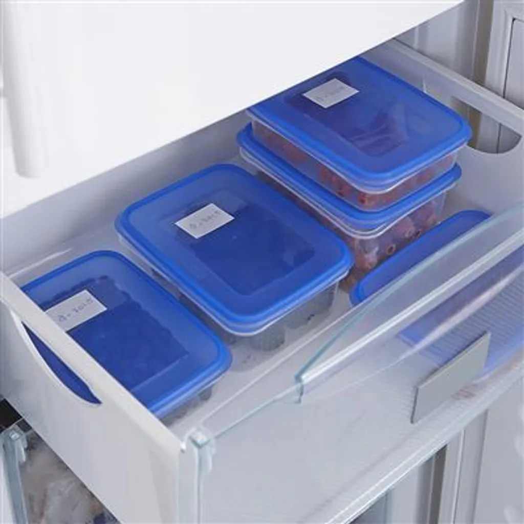 Club Cuisine Gefrierdose 1,2L 3er-Set Transparent Blau 3 Club Cuisine Gefrierdose 1,2L 3er-Set Transparent Blau – Bild 3