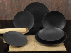 CreaTable 23211 Tafelservice Elements Collection Vesuvio Black Für 4 Personen, Steinzeug, Schwarz/grau (1 Set, 12-teilig) 29 CreaTable 23211 Tafelservice Elements Collection Vesuvio Black Für 4 Personen, Steinzeug, Schwarz/grau (1 Set, 12-teilig) -Qualitätsladen Für Geschirr 8df7e9a1d2930c487d6964ed565fb73f