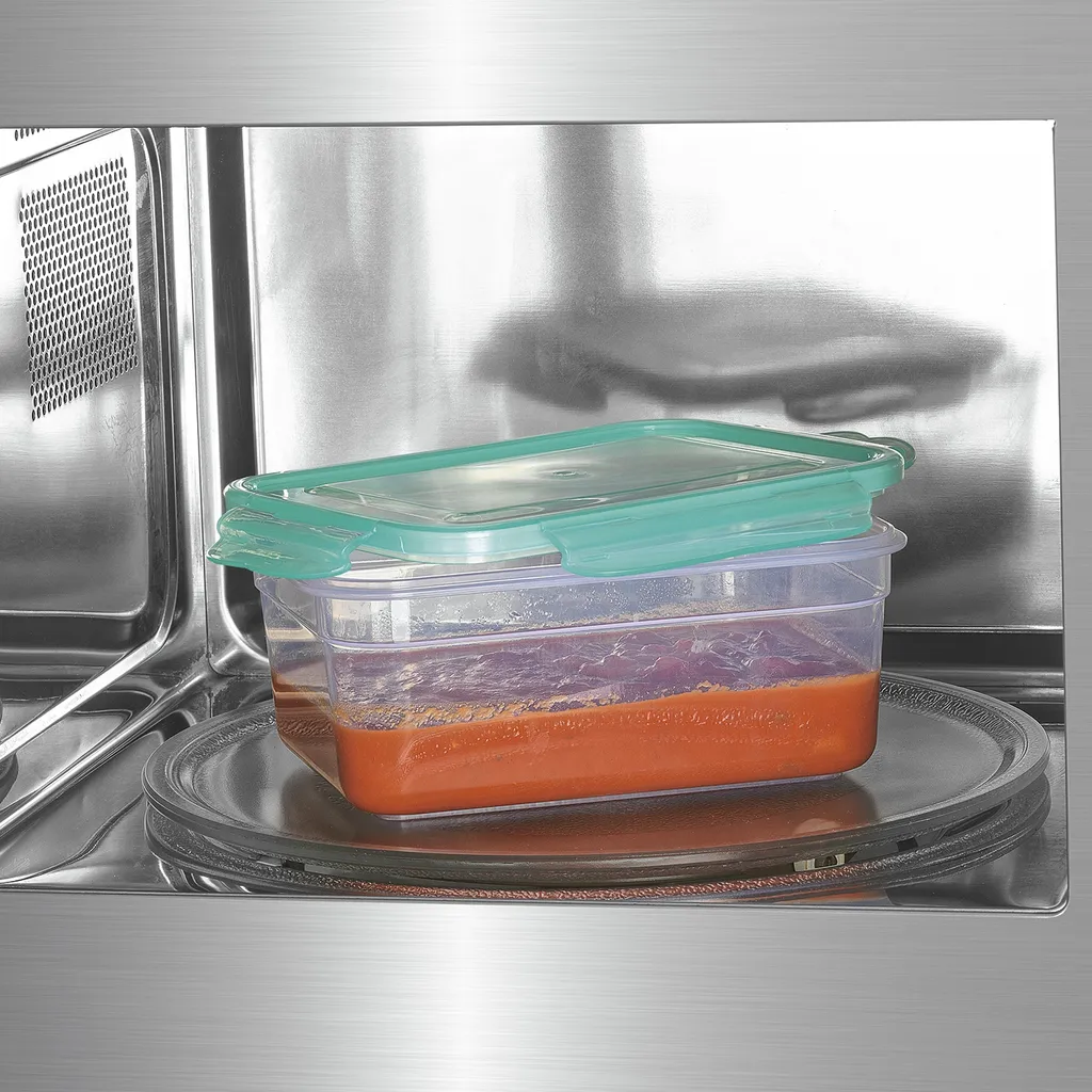 Frischhaltedosen Set Klick Gefrierdosen Lunchbox Deckel 14-tlg. Aquamarin 13 Frischhaltedosen Set Klick Gefrierdosen Lunchbox Deckel 14-tlg. Aquamarin – Bild 13
