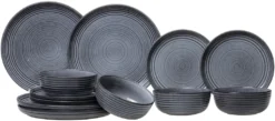 Cosy & Trendy Geschirr Set Kentucky Grey 12-teilig