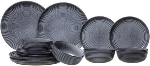 Cosy & Trendy Geschirr Set Kentucky Grey 12-teilig