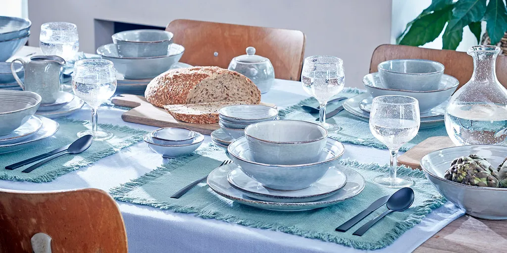 Mica Decorations Tabo Service Set Für 4 Personen - Keramik - Grau 8 Mica Decorations Tabo Service Set Für 4 Personen - Keramik - Grau – Bild 8