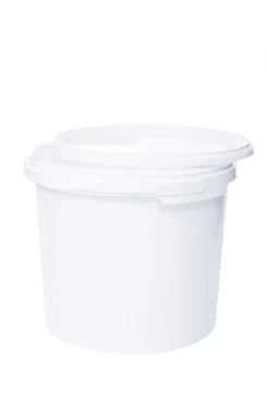Eimer Mit Deckel Und Henkel Weiß Lebensmittelecht, Stabil, Luftdicht - Plastikeimer Mit Griff Bügel Lebensmitteleimer, Anzahl:1, Farbe:Weiß, Größe:3L -Qualitätsladen Für Geschirr 94494d00fac52c6108eafb914bc35f20