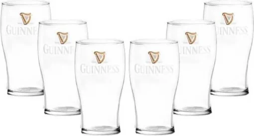 Guinness Gläser Set - 6X 0,3L