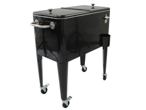 Kailua Cooler - Amerikanische Kühlbox, Kühlwagen, Party Getränkekühler, Schwarz – Bild 8