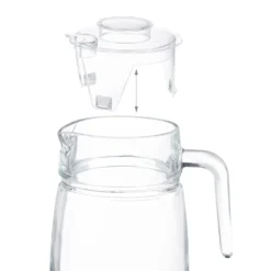 Relaxdays Glaskrug Mit Deckel -Qualitätsladen Für Geschirr 963c8841dbacde1ca4bf8bb3cf833250