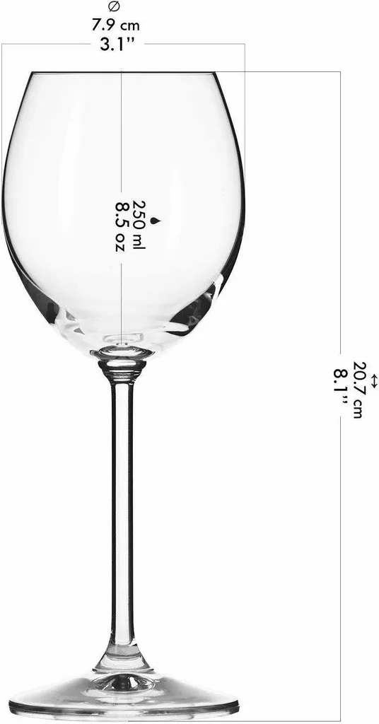 KROSNO Venezia Weißweinglas, 6er-Set, 250 Ml 2 KROSNO Venezia Weißweinglas, 6er-Set, 250 Ml – Bild 2