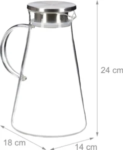Relaxdays Glaskaraffe Mit Deckel 1,8 Liter 23 Relaxdays Glaskaraffe Mit Deckel 1,8 Liter -Qualitätsladen Für Geschirr 9991aba958f06e78178df841d624e572