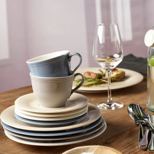 LIKE. BY Villeroy & Boch Color Loop Stone 12tlg Kaffeeset Kaffeeservice Geschirr – Bild 2