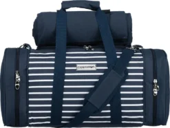 Anndora Picknick Kühltasche + Decke + Zubehör - Blau Weiß Gestreift - Blau 9 Anndora Picknick Kühltasche + Decke + Zubehör - Blau Weiß Gestreift - Blau -Qualitätsladen Für Geschirr 9a3288ae3a3ae3607d48e2bd4baa0728