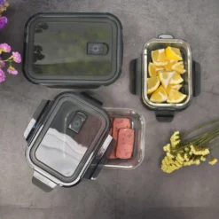 PIE LOCK Vorratsdosen 6 Teilig Eckig - Vorratsdosen Set Mikrowellengeeignete Essensbox Vorratsbehälter - Grau Glasdose Lunchbox Vorratsgläser Set 12 PIE LOCK Vorratsdosen 6 Teilig Eckig - Vorratsdosen Set Mikrowellengeeignete Essensbox Vorratsbehälter - Grau Glasdose Lunchbox Vorratsgläser Set -Qualitätsladen Für Geschirr 9aeeae76384871b172dbedd6e35cfcb8