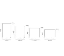AARKE Gläser 4er Set Nesting Glasses 4x 290ml Kristallglas Stapelbar Trinkgläser 19 AARKE Gläser 4er Set Nesting Glasses 4x 290ml Kristallglas Stapelbar Trinkgläser -Qualitätsladen Für Geschirr 9b400ebdbe6ac069a4b079b541abb972
