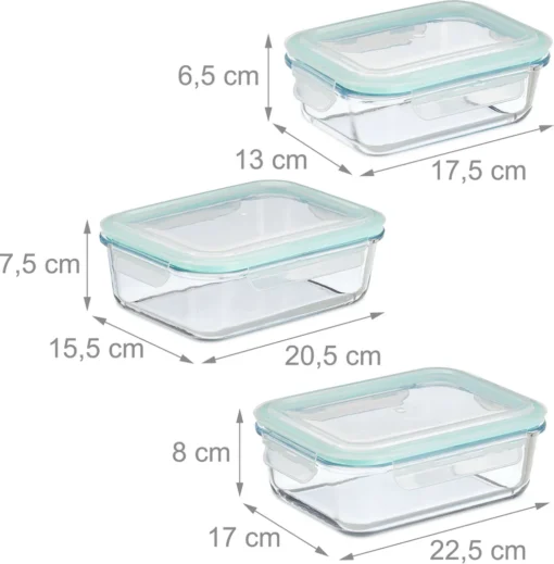 Relaxdays Frischhaltedose 12er Set – Bild 9