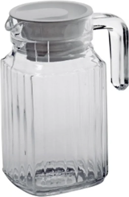 Esmeyer Arcoroc Glaskrug "Quadro" Mit Deckel 0,5 Liter – Bild 4