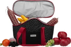 Anndora Kühltasche 20 L - Schwarz Weiß Gepunktet Isoliertasche Einkaufstasche - Snövit - Schwarz-Rot 12 Anndora Kühltasche 20 L - Schwarz Weiß Gepunktet Isoliertasche Einkaufstasche - Snövit - Schwarz-Rot -Qualitätsladen Für Geschirr 9ed0693df820dea0f314de99450d27f4