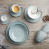 Kaffeeservice 18 Tlg. Suomi Grau-blau