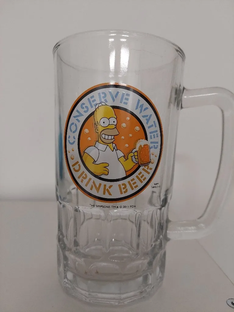 Simpson Homer Bierglas Bierkrug Humpen CONSERVE WATER - DRINK BEER 1 Simpson Homer Bierglas Bierkrug Humpen CONSERVE WATER - DRINK BEER