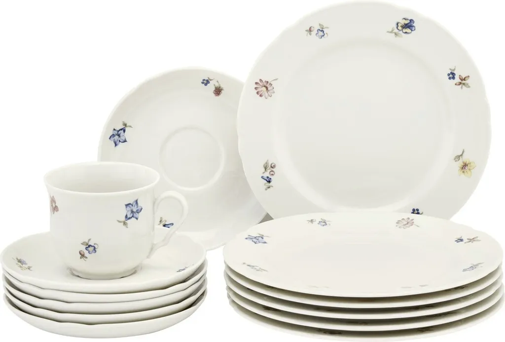 Seltmann Kaffeeservice 18 Tlg Marie-Luise Elfenbein 44714 Porzellan 5 Seltmann Kaffeeservice 18 Tlg Marie-Luise Elfenbein 44714 Porzellan – Bild 5