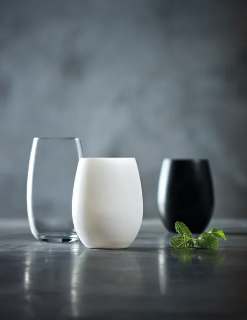 Chef & Sommelier ARC L9407 Primary White Trinkglas, Wasserglas, Saftglas, 350ml, Krysta Kristallglas, Weiß, 6 Stück – Bild 3