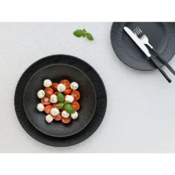 CreaTable 33320 Tafelservice Rondo Schiefer Für 6 Personen, Steinzeug, Schwarz (1 Set, 12-teilig) 16 CreaTable 33320 Tafelservice Rondo Schiefer Für 6 Personen, Steinzeug, Schwarz (1 Set, 12-teilig) -Qualitätsladen Für Geschirr a2795c153223272a9718ba933e92b3d9