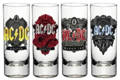 KKL AC/DC Schnapsgläser 4er-Pack Black Ice KKLSGAC01