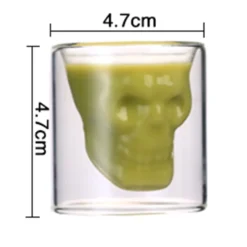 Skull-in-glass Winkee 4 Schnapsgläser Shot Glas Totenkopf Schädel 25ml Partyglas Weingläser -Qualitätsladen Für Geschirr a2b5d8b81a550367832f2d59a054c935