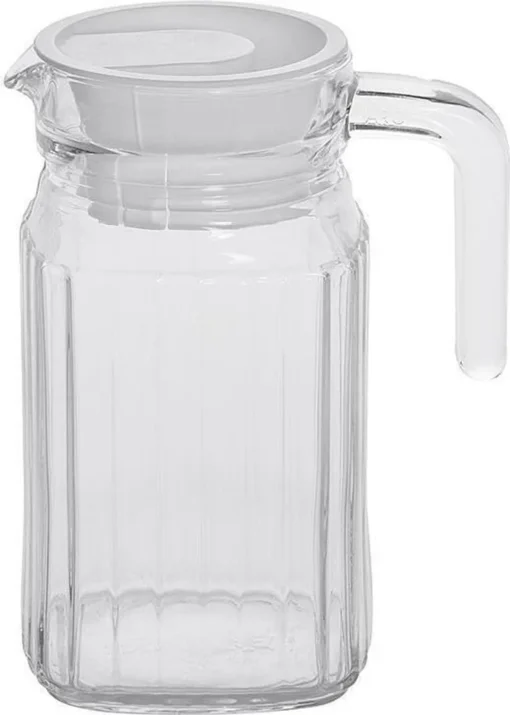 Esmeyer Arcoroc Glaskrug "Quadro" Mit Deckel 0,5 Liter – Bild 3