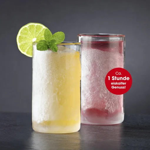 GOURMETmaxx Glas Selbstkühlend - 2er-Set Je 280 Ml – Bild 4