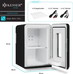 KESSER® 2in1 Mini Kühlschrank Kühlbox 15 Liter Kühl Und Heizfunktion Tragbarer AC DC 220-240V/12V Steckdose Und Zigarettenanzünder Warmhaltebox Mini-Thermobox Auto Büros Zimmer Camping Garten , Farbe:Schwarz, Größe:15L 14 KESSER® 2in1 Mini Kühlschrank Kühlbox 15 Liter Kühl Und Heizfunktion Tragbarer AC DC 220-240V/12V Steckdose Und Zigarettenanzünder Warmhaltebox Mini-Thermobox Auto Büros Zimmer Camping Garten , Farbe:Schwarz, Größe:15L -Qualitätsladen Für Geschirr a49d9932715e211a68603627b4a43ddb