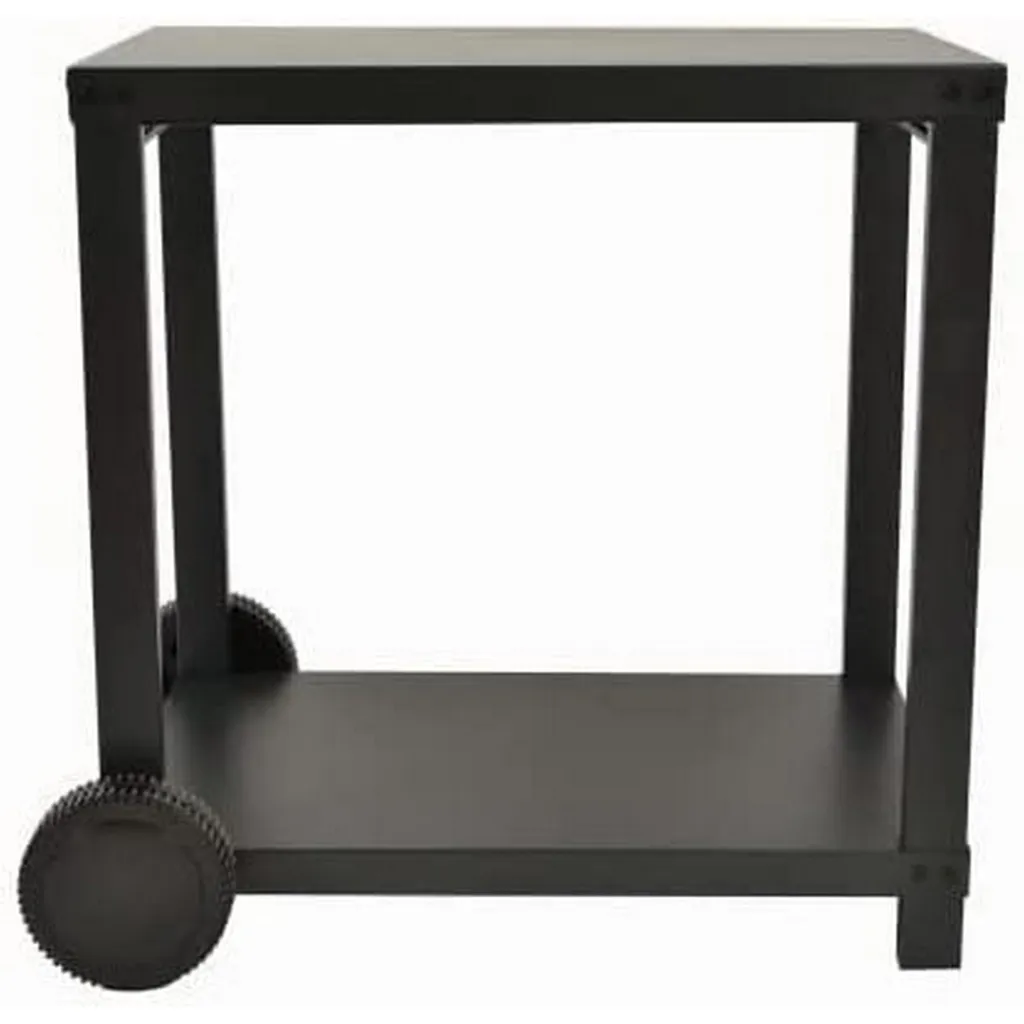 COOKINGBOX Rollwagen Für Plancha Mit Klappbaren Regalen - Stahl - Schwarz 4 COOKINGBOX Rollwagen Für Plancha Mit Klappbaren Regalen - Stahl - Schwarz – Bild 4