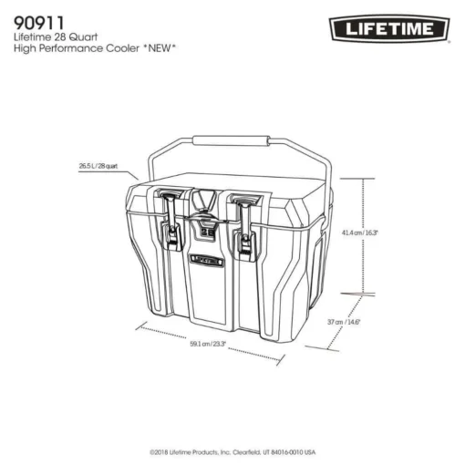 Lifetime Kühlbox 26,5 Liter Volumen – Bild 2