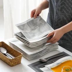 MALACASA, Serie Flora, Marmor Porzellan Tafelservice 12 Teiligen Set Kombiservice Geschirrset Mit Je 6 Speiseteller Und 6 Suppenteller Für 6 Personen 13 MALACASA, Serie Flora, Marmor Porzellan Tafelservice 12 Teiligen Set Kombiservice Geschirrset Mit Je 6 Speiseteller Und 6 Suppenteller Für 6 Personen -Qualitätsladen Für Geschirr a64e7dc2a890c019d4897fbdaa1edb3b