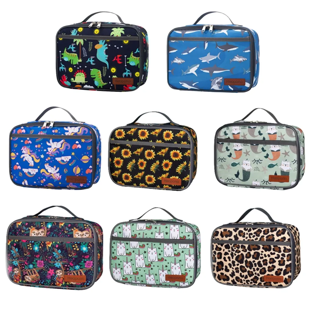 Kinder Lunchbag Picknicktasche Lunchpaket Kühltasche Mini-Isoliertasche Für Damen Herren, Studenten Dinosaurier 3 Kinder Lunchbag Picknicktasche Lunchpaket Kühltasche Mini-Isoliertasche Für Damen Herren, Studenten Dinosaurier – Bild 3