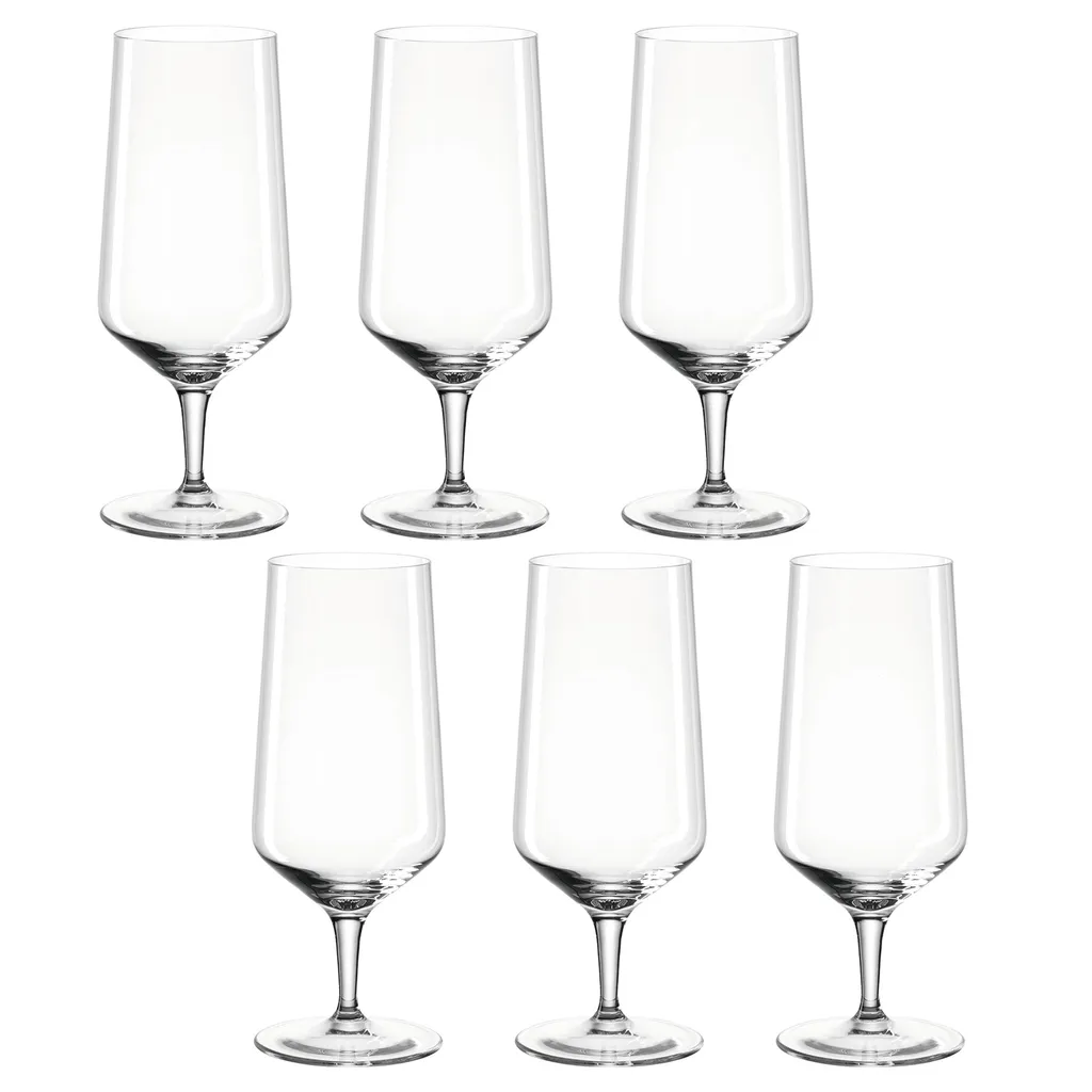 LEONARDO 069541 Puccini Bierglas 410 Ml, Teqton-Glas (6 Stück) 3 LEONARDO 069541 Puccini Bierglas 410 Ml, Teqton-Glas (6 Stück) – Bild 3