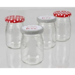 Omega 8x Einmachgläser 200ml Set 4er Vorrat Einwecken Konserven Gurken Schraubdeckel -Qualitätsladen Für Geschirr a7a4cd973033890899d5e733a5fa2bf4