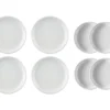Set 8-tlg. - Trend Weiß - Thomas - 4 X Speiseteller + 4 X Frühstücksteller