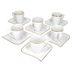 30tlg Geschirrset Silverline Kombi 6Pers Gold Kaffee Unterteller Kuchen/Speiseteller Suppenschale 11 30tlg Geschirrset Silverline Kombi 6Pers Gold Kaffee Unterteller Kuchen/Speiseteller Suppenschale -Qualitätsladen Für Geschirr a895b13acad85ab372bd53c59649f0ed
