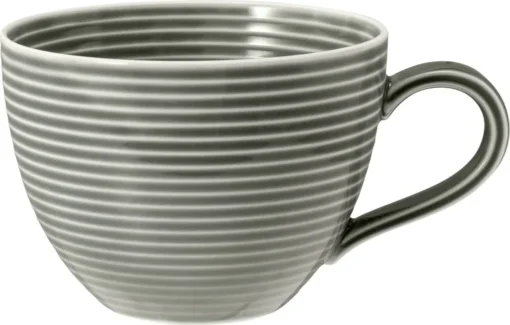 Seltmann Weiden Kaffeeservice Beat Grau Einfarbig/Relief Modern – Bild 4