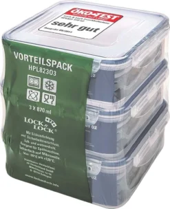 Lock & Lock LocknLock Classic Vorteilspack 3tlg. 2,61L 3 X HPL823 (870ml) HPL823O3 11 Lock & Lock LocknLock Classic Vorteilspack 3tlg. 2,61L 3 X HPL823 (870ml) HPL823O3 -Qualitätsladen Für Geschirr a909ef2fc097b86fbab585966a496f15