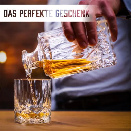 Whisiskey - Whiskygläser Set – 2 Tumbler Gläser (2x 320 Ml) – Whisky Geschenkset - Whisky Zubehör Set - Geschenke Für Männer – Bild 4