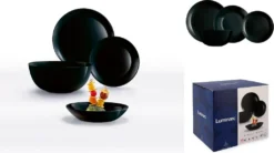 Geschirr Luminarc 9311622 Schwarz Gehärtetes Glas (19 Pcs) 17 Geschirr Luminarc 9311622 Schwarz Gehärtetes Glas (19 Pcs) -Qualitätsladen Für Geschirr aa22e58097d5b006acbf27a2a292fef5