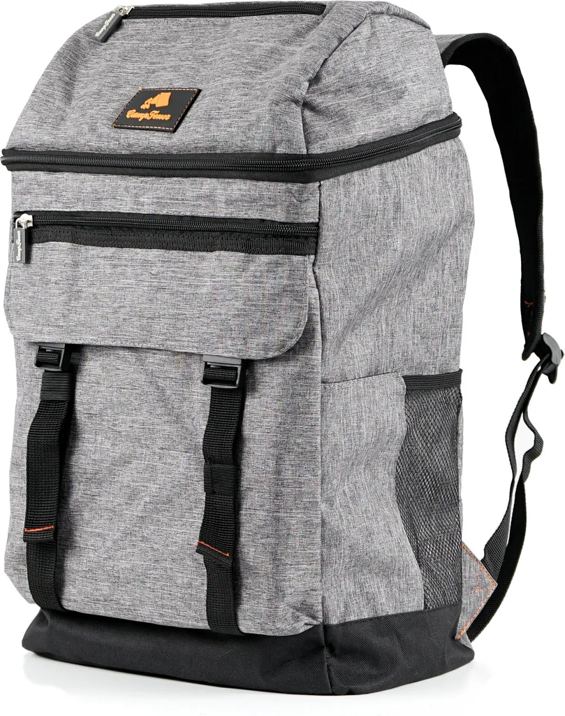 CampFeuer Kühlrucksack 20 Liter Grau, Leicht Und Wasserdicht 1 CampFeuer Kühlrucksack 20 Liter Grau, Leicht Und Wasserdicht