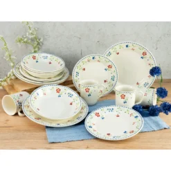 CreaTable 22910 Kombiservice Frida Für 4 Personen, Steingut, Mehrfarbig (1 Set, 16-teilig) 7 CreaTable 22910 Kombiservice Frida Für 4 Personen, Steingut, Mehrfarbig (1 Set, 16-teilig) -Qualitätsladen Für Geschirr ac4edd13317ad4156adb6dbef3a7467b