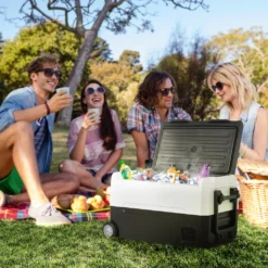 Merax Elektrisch Kühlbox Mit Kompressor 31.5L Schwarz, Mini Kühlschrank Tragbar Kühlleistung Bis -20° C, Gefrierbox 12/24 V Und 230 V Für Büro, Auto, Camping, Garten 35 Merax Elektrisch Kühlbox Mit Kompressor 31.5L Schwarz, Mini Kühlschrank Tragbar Kühlleistung Bis -20° C, Gefrierbox 12/24 V Und 230 V Für Büro, Auto, Camping, Garten -Qualitätsladen Für Geschirr ace5ed59d9b3939649ae29e38579189c