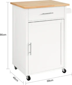 SoBuy FKW102-WN Küchenwagen Mit Arbeitsplatte Servierwagen Beistellwagen Rollwagen Getränkewagen Fürs Büro BHT Ca.: 68x90x46cm 13 SoBuy FKW102-WN Küchenwagen Mit Arbeitsplatte Servierwagen Beistellwagen Rollwagen Getränkewagen Fürs Büro BHT Ca.: 68x90x46cm -Qualitätsladen Für Geschirr adec0a592d8f69e12f1ad3d84366a7f3