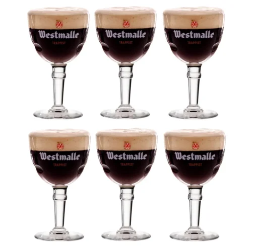 Westmalle Biergläser Trappist 330 Ml - 6 Stück