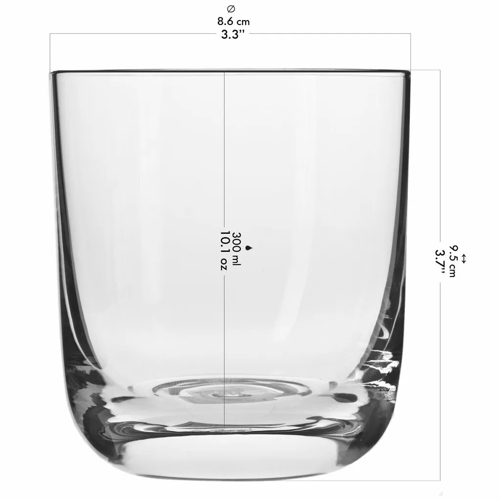 KROSNO Glamour Whiskygläser, 6er-Set, 300 Ml 2 KROSNO Glamour Whiskygläser, 6er-Set, 300 Ml – Bild 2