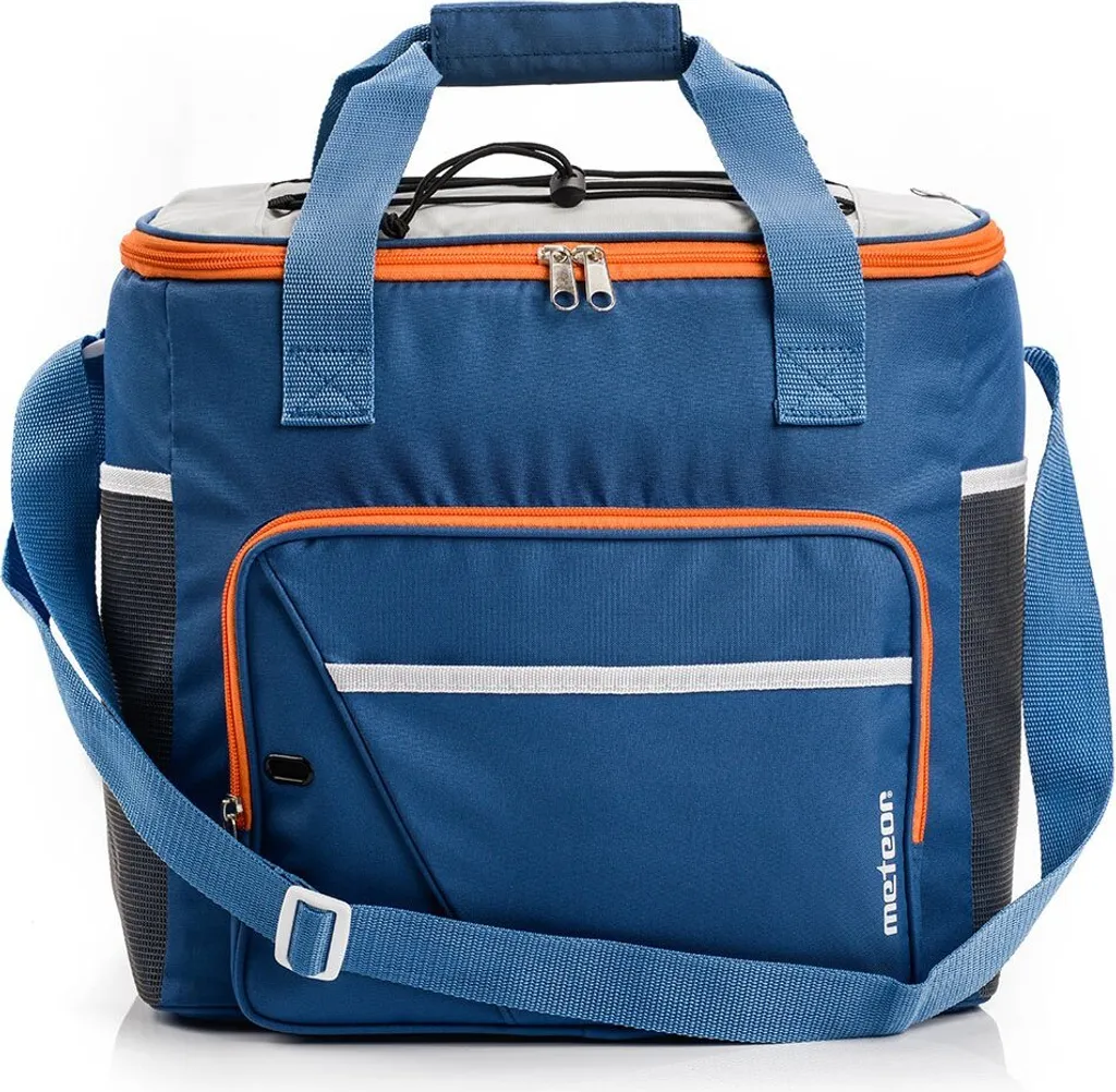 METEOR Kühltasche Frosty Picknicktasche Thermotasche Isoliertasche 30L Blue/grey 2 METEOR Kühltasche Frosty Picknicktasche Thermotasche Isoliertasche 30L Blue/grey – Bild 2